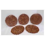 5 Walnut Slice Placemats