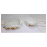 Pyrex Corning Ware Spice Of Life Casserole Dish