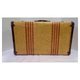 Vintage Brown Hard Cardboard Suitcase