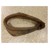 OLD Horse Mule Leather Collar