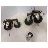 2 3ï¿½" Castor Wheels NO Lock - 2 2ï¿½" Castor
