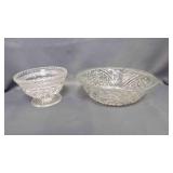 Anchor Hocking Star Of David Pattern Clear Glass