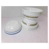 9 Spring Blossom Green Crazy Daisy Cereal Bowls