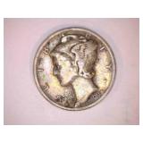 1938-S Silver Mercury Dime