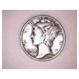 1944 Silver Mercury Dime