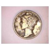 1939 Silver Mercury Dime