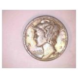 1945-D Silver Mercury Dime