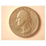 1950-D Silver Washington Quarter