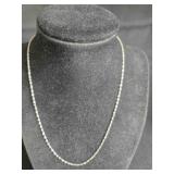 18" Sterling Silver necklace