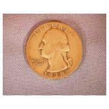 1938-S Silver Washington Quarter
