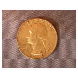 1964-D Silver Washington Quarter