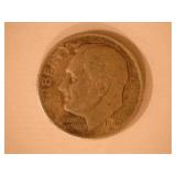 1947 Silver Roosevelt Dime