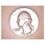 1945-S Silver Washington Quarter