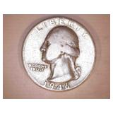 1946-D Silver Washington Quarter