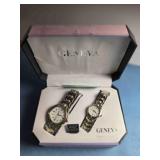 2 Geneva Classic Collection watches; Quartz
