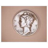 1944 Silver Mercury Dime