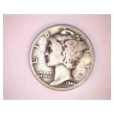 1944-D Silver Mercury Dime