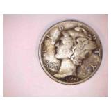 1945-S Silver Mercury Dime