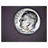 1963-D Silver Roosevelt Dime
