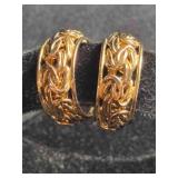 Byzantine twist Sterling Silver earrings