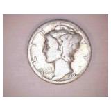 1936 Silver Mercury Dime