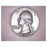 1958-D Silver Washington Quarter