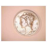 1942-S Silver Mercury Dime