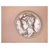 1941 Silver Mercury Dime