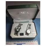 2 Geneva Classic Collection watches; Quartz