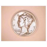 1942 Silver Mercury Dime