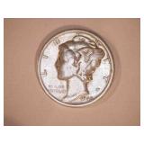1945-S Silver Mercury Dime