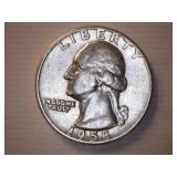 1958-D Silver Washington Quarter