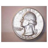 1958-D Silver Washington Quarter
