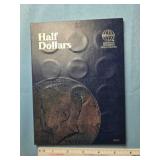 Whitman Coin Folder; Half Dollars; plain, no dates