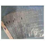 7 vinyl coin sleeves; Each 20 coin capacity
