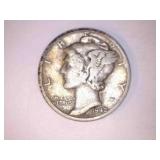 1942 Silver Mercury Dime