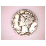 1944 Silver Mercury Dime