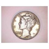 1941 Silver Mercury Dime