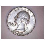 1964 Silver Washington Quarter