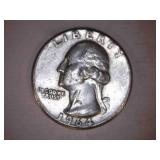 1964 Silver Washington Quarter