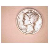 1942 Silver Mercury Dime