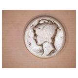 1917 Silver Mercury Dime