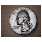 1952-D Silver Washington Quarter