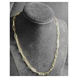 Itaor gold tone chain necklace