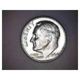 1964 Silver Roosevelt Dime