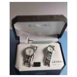 2 Geneva Classic Collection watches; Quartz