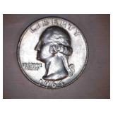 1964-D Silver Washington Quarter