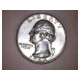 1964-D Silver Washington Quarter