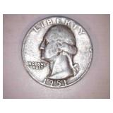 1951-D Silver Washington Quarter