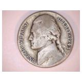 1943-P Wartime Silver Jefferson Nickel